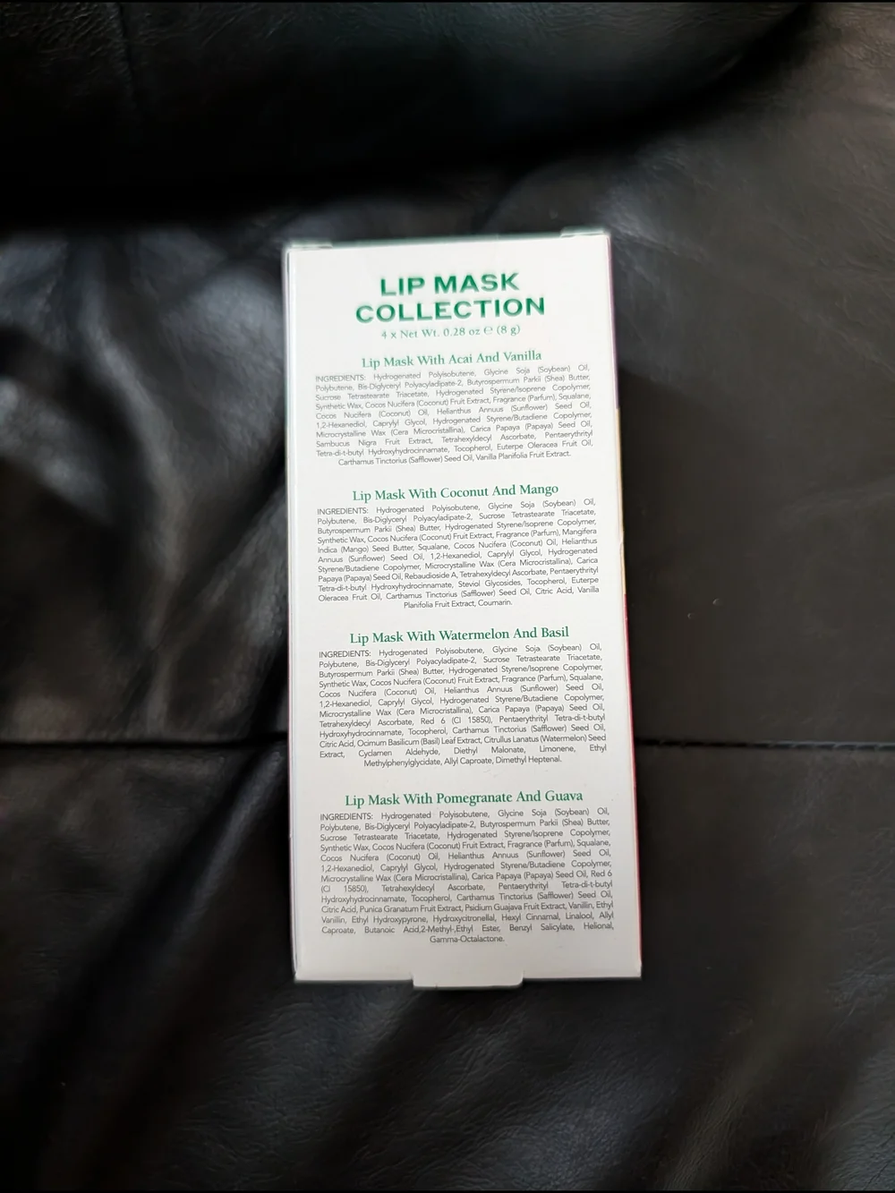 Mario Badescu Lip Mask Collection — Pink, Green, Yellow, Purple Accents